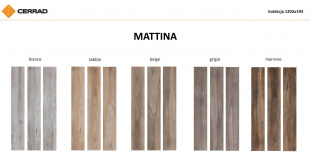 Плитка Cerrad Mattina Marrone ректифицированный (19,3х120,2х1)